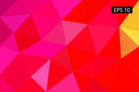 Abstract geometric background, vector from polygons, triangle background, vector Stock Illustration