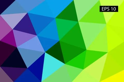 Abstract geometric background, vector from polygons, triangle background, vector Stock Illustration