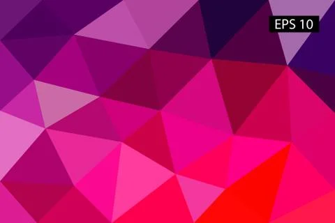 Abstract geometric background, vector from polygons, triangle background, vector Stock Illustration