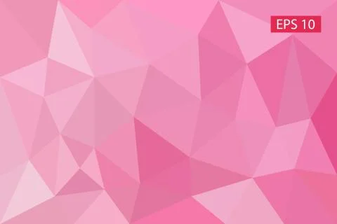 Abstract geometric background, vector from polygons, triangle, vector Stock Illustration