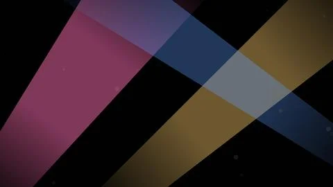 Abstract geometric background with vibrant diagonal stripes and gradient colo Stock Illustration