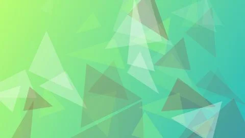 Abstract Geometric Background with Vibrant Green Gradient and Layered Trans.. Stock Illustration