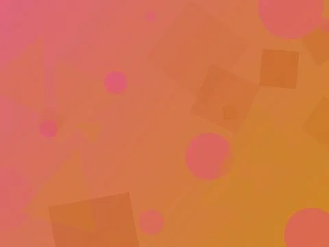 Abstract Geometric Background with Vibrant Orange and Pink Gradient and Tra.. Stock Illustration