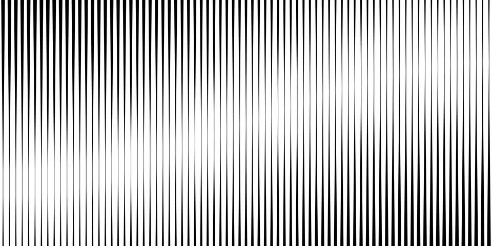 Abstract geometric background with wavy vertical lines. Flowing gradient tr.. Illustrazione stock
