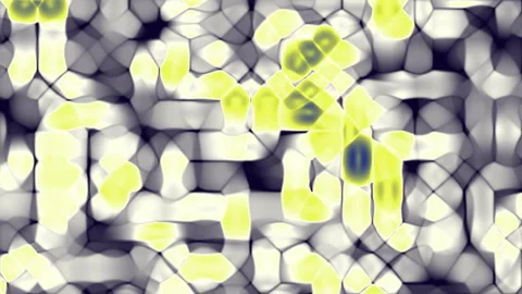Abstract Geometric Background with Yellow and Dark Blue Polygonal Shapes Stock Footage 305386479