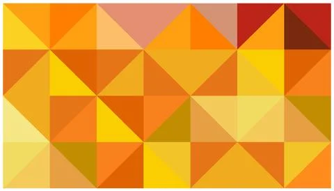 Abstract geometric background with yellow, orange and brown Stock Illustration