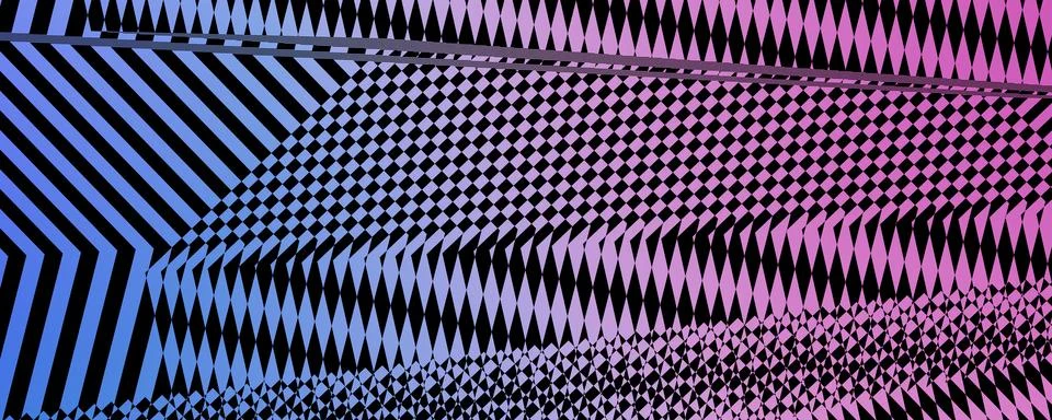 Abstract geometric background with zigzag line pattern.  Stock Illustration