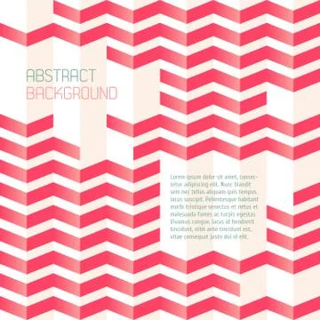 Abstract geometric background with zigzags. Stock Illustration