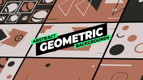 Abstract Geometric Backgrounds Stock After Effects