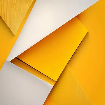 Abstract, geometric backgrounds created with white and yellow shapes and lines 스톡 사진