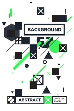 Abstract Geometric Backgrounds Stock Illustration