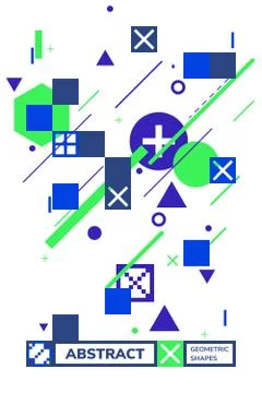 Abstract Geometric Backgrounds Stock Illustration