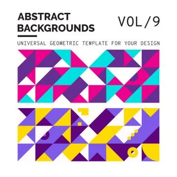 Abstract Geometric Backgrounds Stock-Illustration