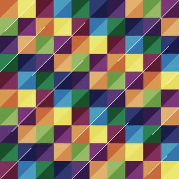 Abstract geometric backgrounds with squares and lines Stock Illustration
