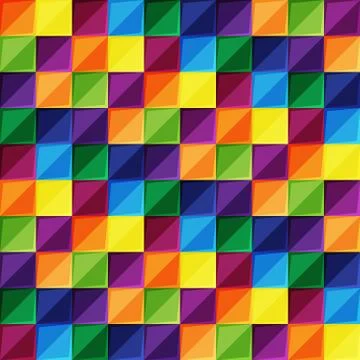 Abstract geometric backgrounds with squares and lines Stock Illustration