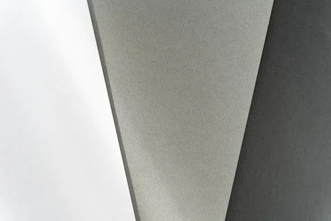 Abstract geometric backgrounds in white, gray, and black Stock Photos