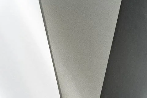 Abstract geometric backgrounds in white, gray, and black Stock Photos