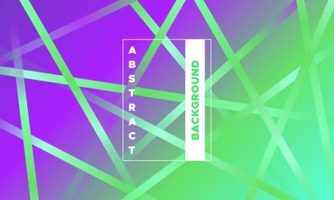 Abstract Geometric Banner with Gradient. Stock Illustration