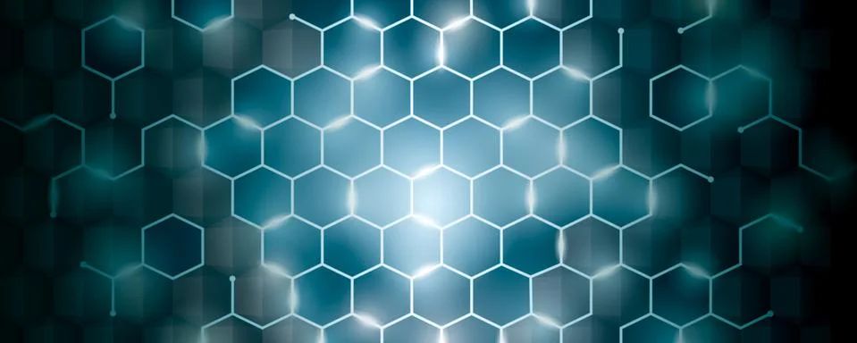 Abstract geometric banner Stock Illustration