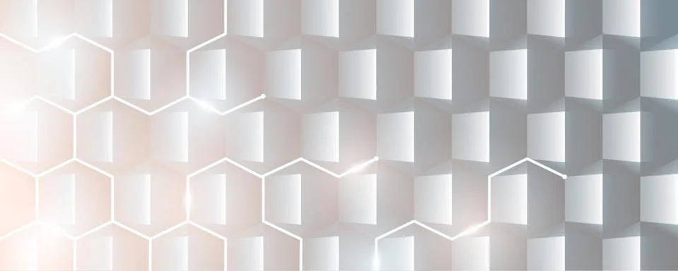 Abstract geometric banner Stock Illustration