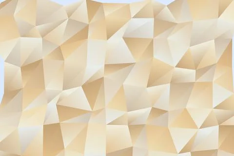 Abstract geometric beige pattern with 3d shapes Stock Photos