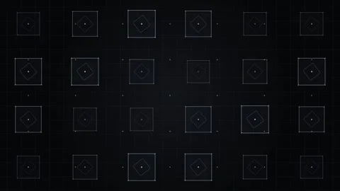 Abstract geometric black and white grid background motion graphic with anim.. Stock Footage 345627010