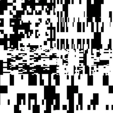 Abstract Geometric Black and White Vector Art Stock Illustration