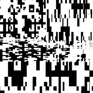 Abstract Geometric Black and White Vector Art Stock Illustration