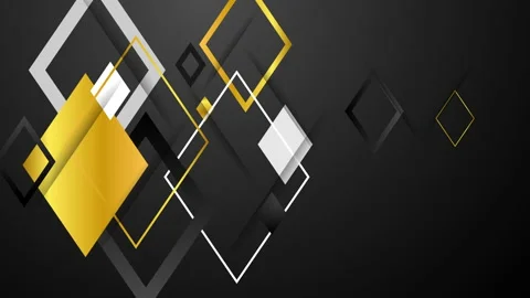 Abstract geometric black background in 4k video. 库存影片 153039517