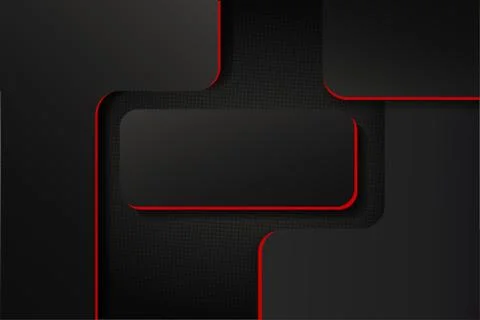 Abstract geometric black background Stock Illustration