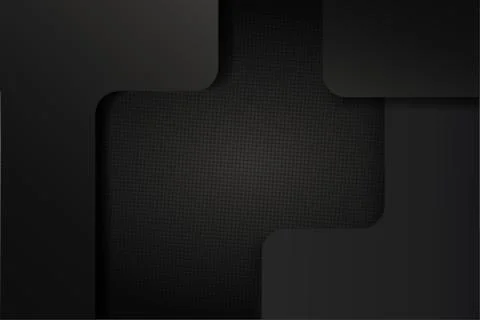 Abstract geometric black background Stock Illustration