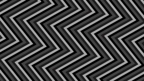 Abstract Geometric Black Grey Zigzag Pattern Stock Illustration