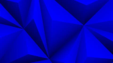 Abstract geometric blue background with polygons. Folded paper in shape trian Stock Footage 146002202