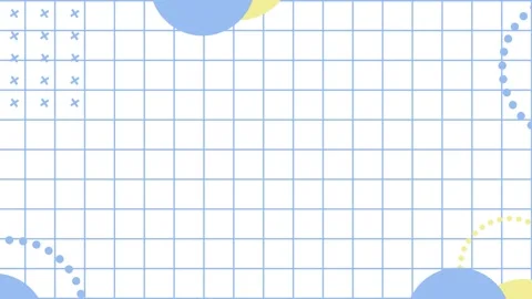 Abstract Geometric Blue Grid Animation with Empty Center Area Video stock 315616876
