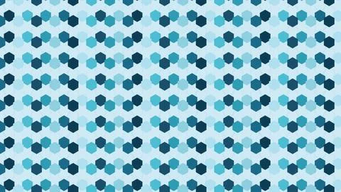 Abstract geometric blue hexagon pattern background Ilustración de archivo