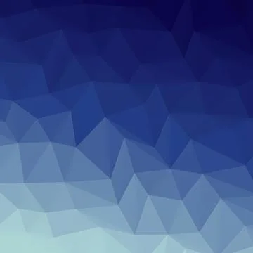 Abstract Geometric Blue Low Poly Background Stock Illustration