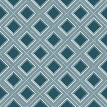 Abstract geometric blue mesh pattern seamless texture vector background Stock Illustration