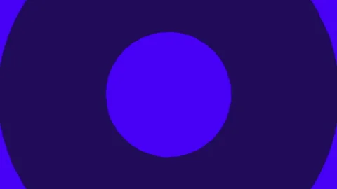 Abstract Geometric Blue Orange Background Loop. Video stock 316783618
