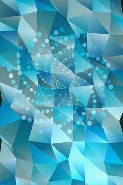Abstract Geometric Blue Teal Pattern Stock Photos