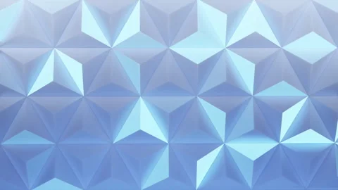 Abstract Geometric Blue Triangle Pattern Background Video stock 330546165