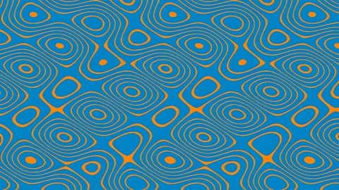 Abstract geometric blue wave pattern background design seamless repeating g.. Stock Footage 341059282