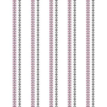 Abstract geometric border designs on a white background Stock Illustration