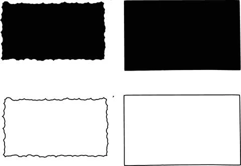 Abstract geometric border frames vector set 스톡 일러스트