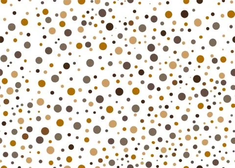Abstract geometric bright brown colored seamless pattern Stock Illustration
