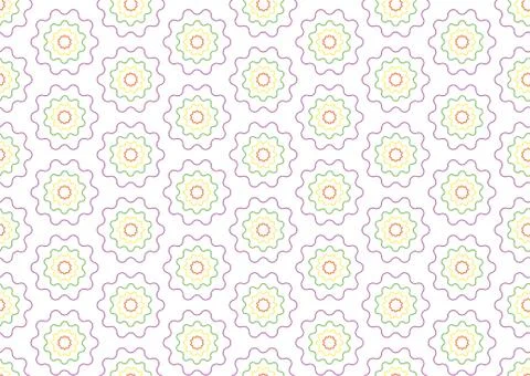 Abstract geometric bright colored seamless pattern Stock Illustration