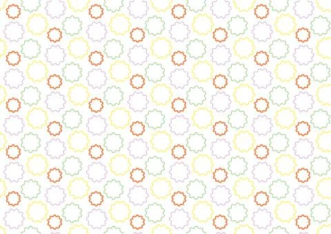 Abstract geometric bright colored seamless pattern Stock Illustration