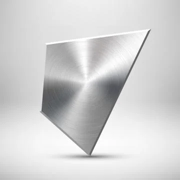 Abstract Geometric Button Template Stock Illustration