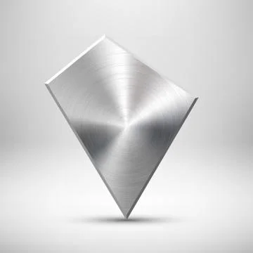 Abstract Geometric Button Template Stock Illustration