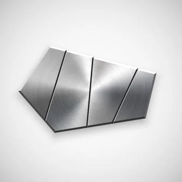 Abstract Geometric Button Template Stock Illustration