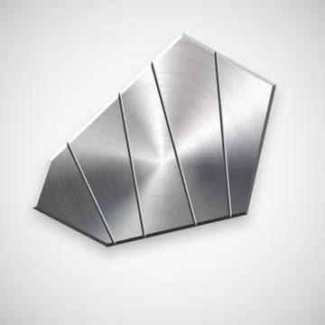 Abstract Geometric Button Template Stock Illustration